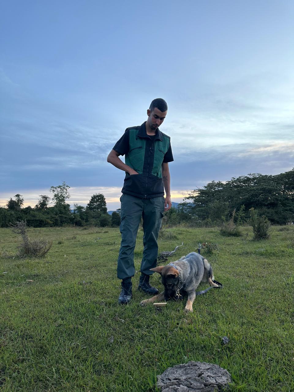 Dumbbell retrieve exercise