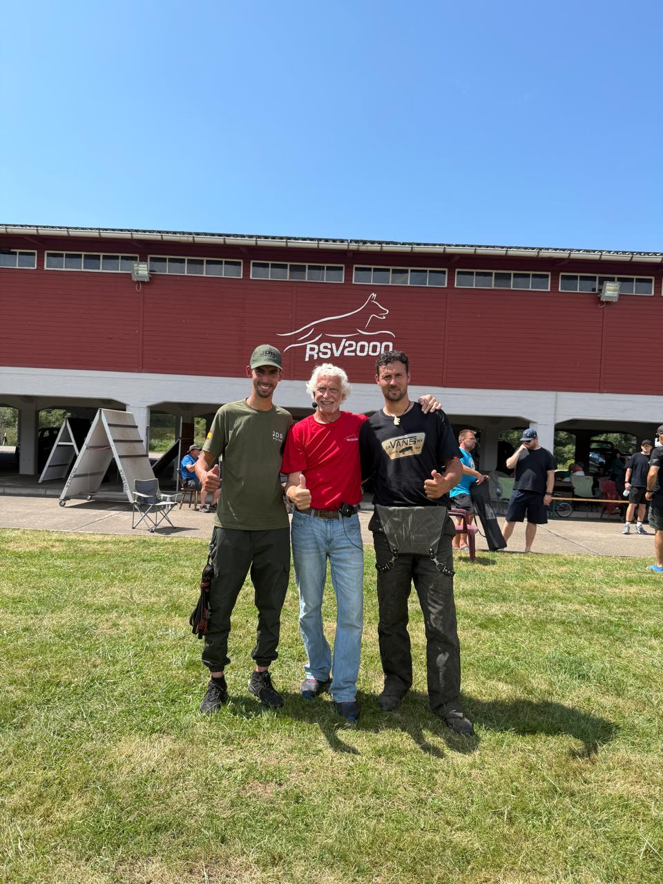 Felipe at RSV2000 training facility